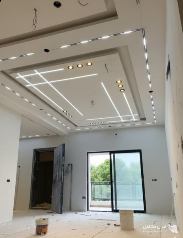 اجرای سقف کاذب و کناف یاس اوج در سنندج